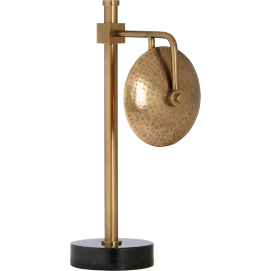 000 SI-2534014 | Primary Silo | Darby Table Lamp with Hammered Shade by Wildwood in gold, black and antique brass, natural black. Made from unique in a unique style.