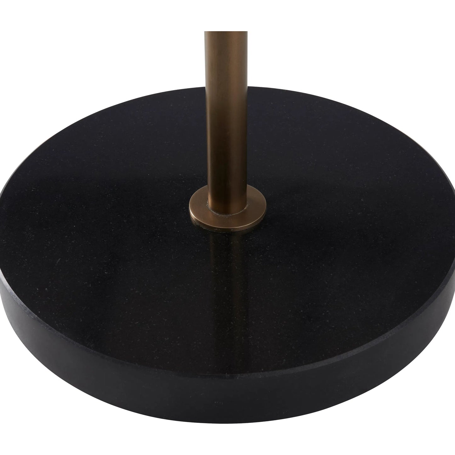 005 SI-2534013 | Closeup | Darby Floor Lamp with Hammered Shade by Wildwood in gold, black and antique, natural black. Made from unique in a unique style.