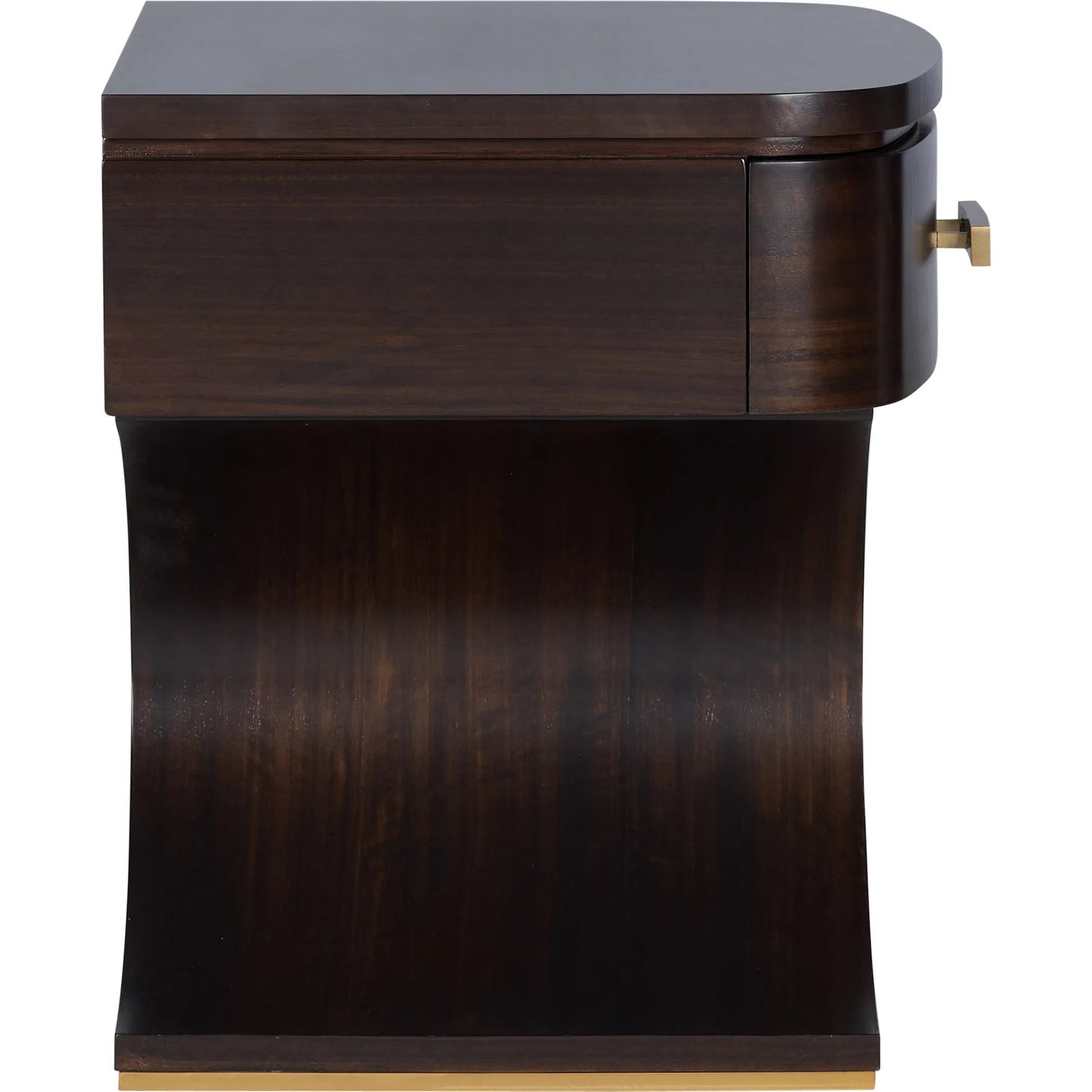 002 SI-2534086 | Additional Silo | Warren End Table by Wildwood in brown and black walnut. Made from unique in a unique style.