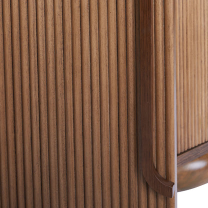 Frankie Cabinet by Wildwood in brown and walnut, honey. Made from unique in a unique style.