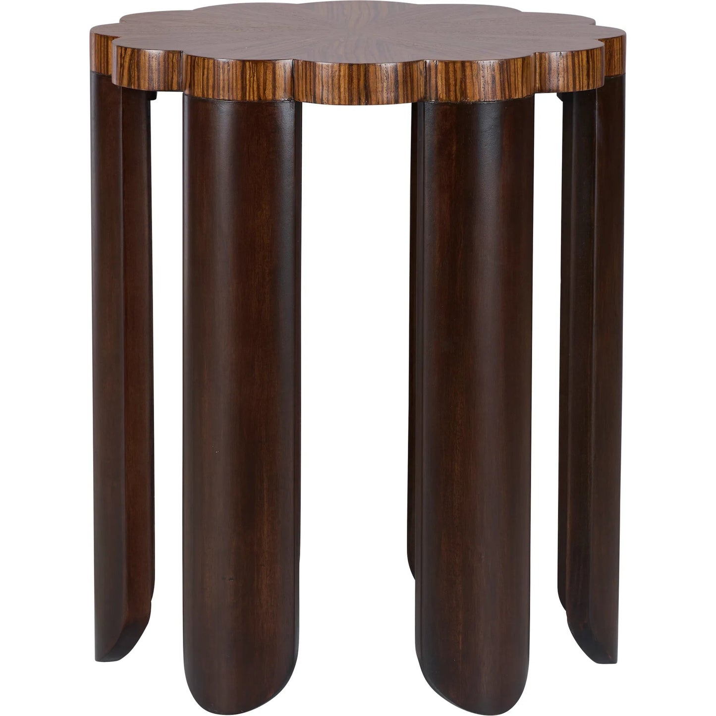 002 SI-2534036 | Additional Silo | Lilianna Side Table by Wildwood in brown and zebra, walnut. Made from unique in a unique style.