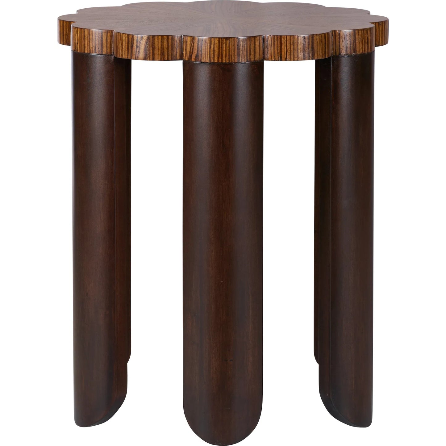 003 SI-2534036 | Additional Silo | Lilianna Side Table by Wildwood in brown and zebra, walnut. Made from unique in a unique style.
