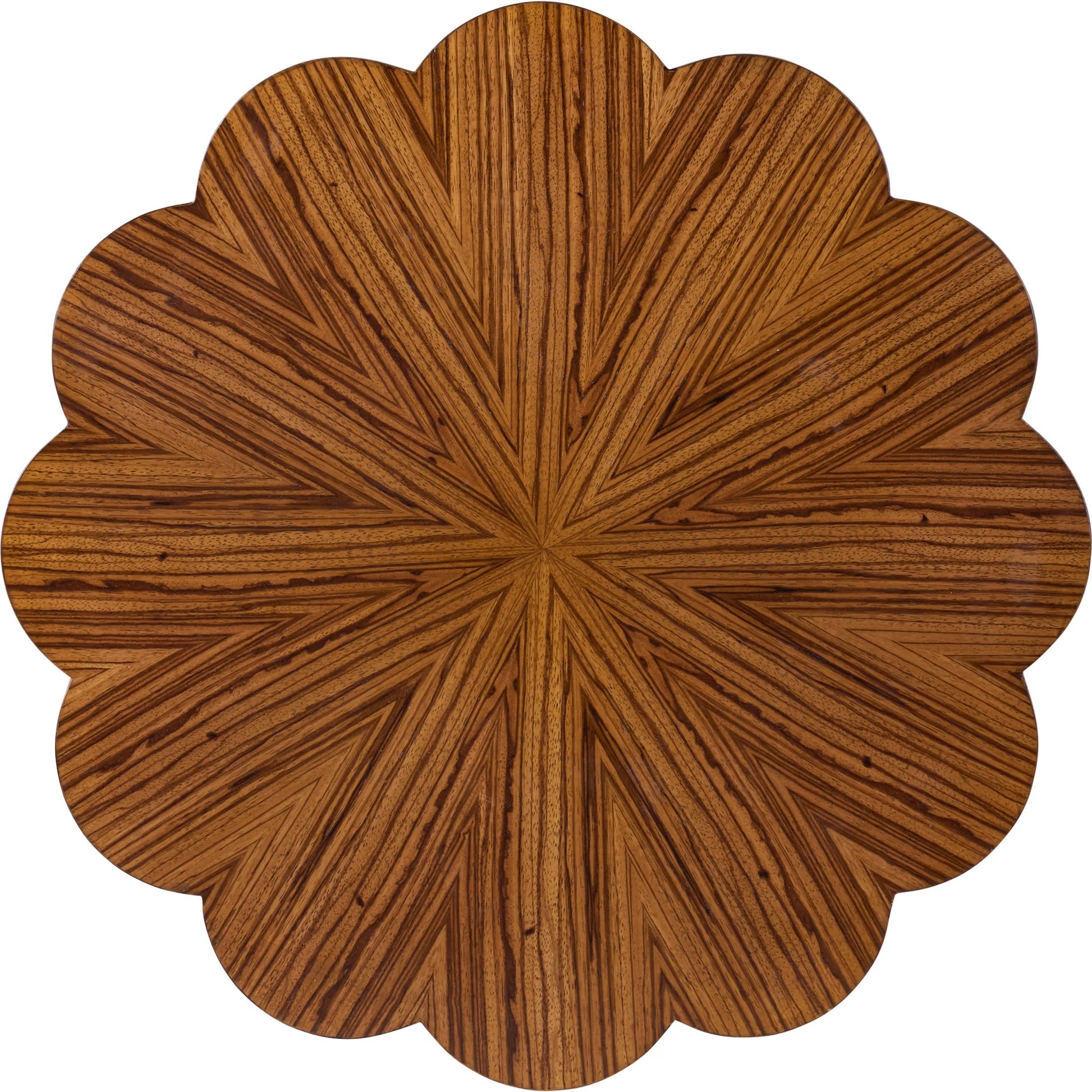 Lilianna Side Table by Wildwood in brown and zebra, walnut. Made from unique in a unique style.