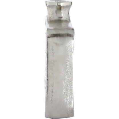 Xavier Tall Urn by Wildwood in silver and nickel. Made from unique in a unique style.