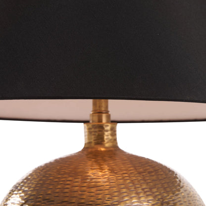 Victorio Lamp by Wildwood in gold, white, cream and antique, textured. Made from unique in a unique style.