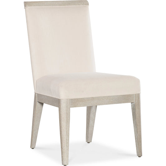 Modern Mood Upholstered Side Chair (Set of 2) by Hooker Furniture in cottony cotton. Made from wood, fabric 100% polyester in a modern style.