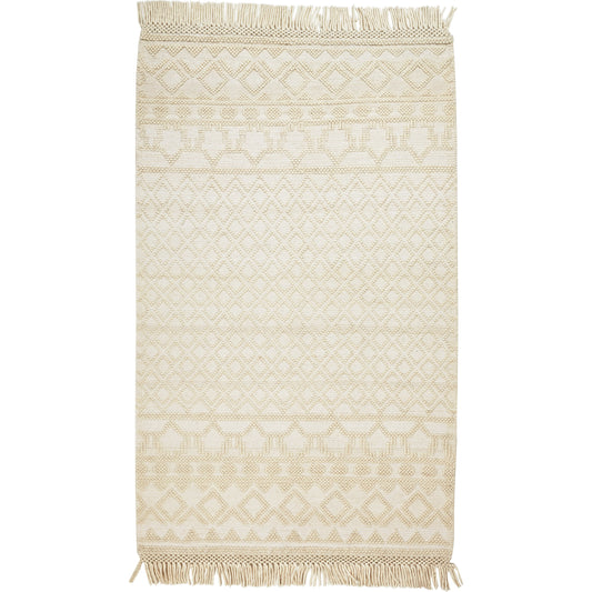 Phoenix Transitional Diamond Rug - 0809F by Feizy in ivory, tan. Made from wool, polyester, nylon in a unique style.