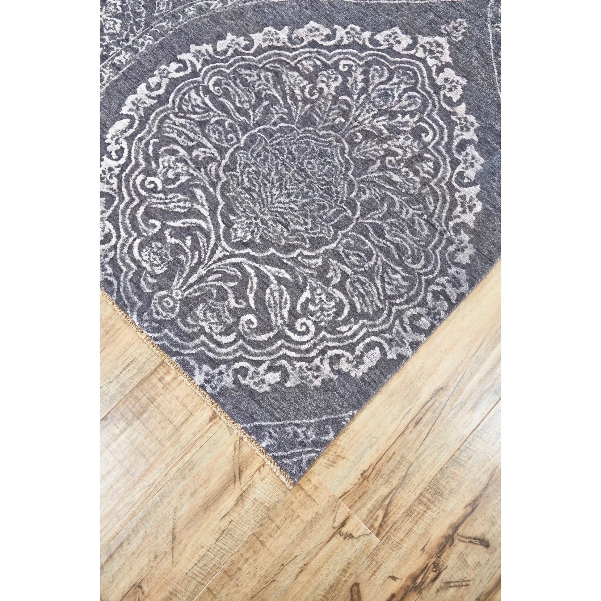 Alford Eyelash Wool Rug - 7075F by Feizy. Made from wool, viscose in a unique style.