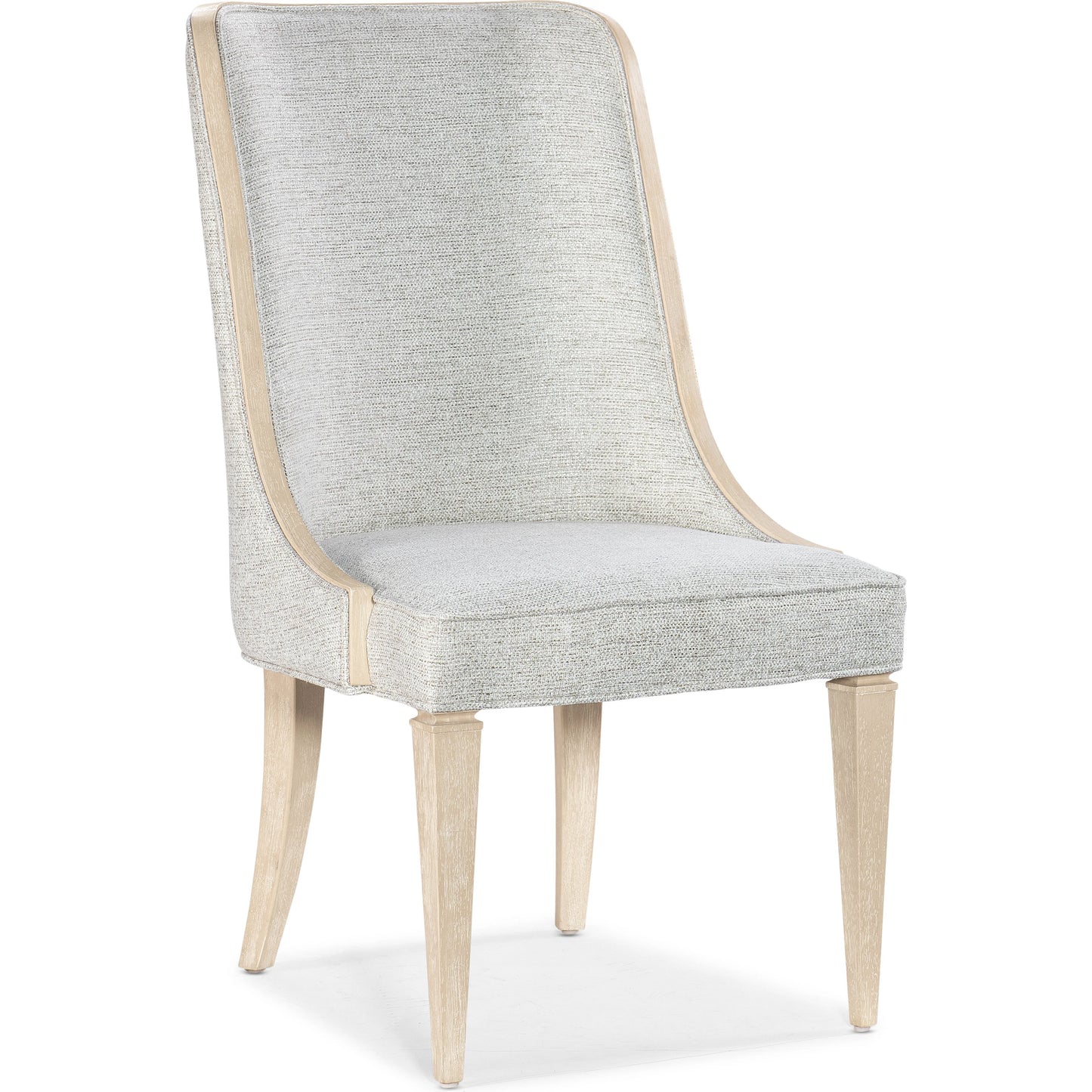 001 SI-2028937 | Primary Silo | Nouveau Chic Host Chair (Set of 2) by Hooker Furniture in sand-silk linen and sandstone. Made from 100% polyester in a modern style.