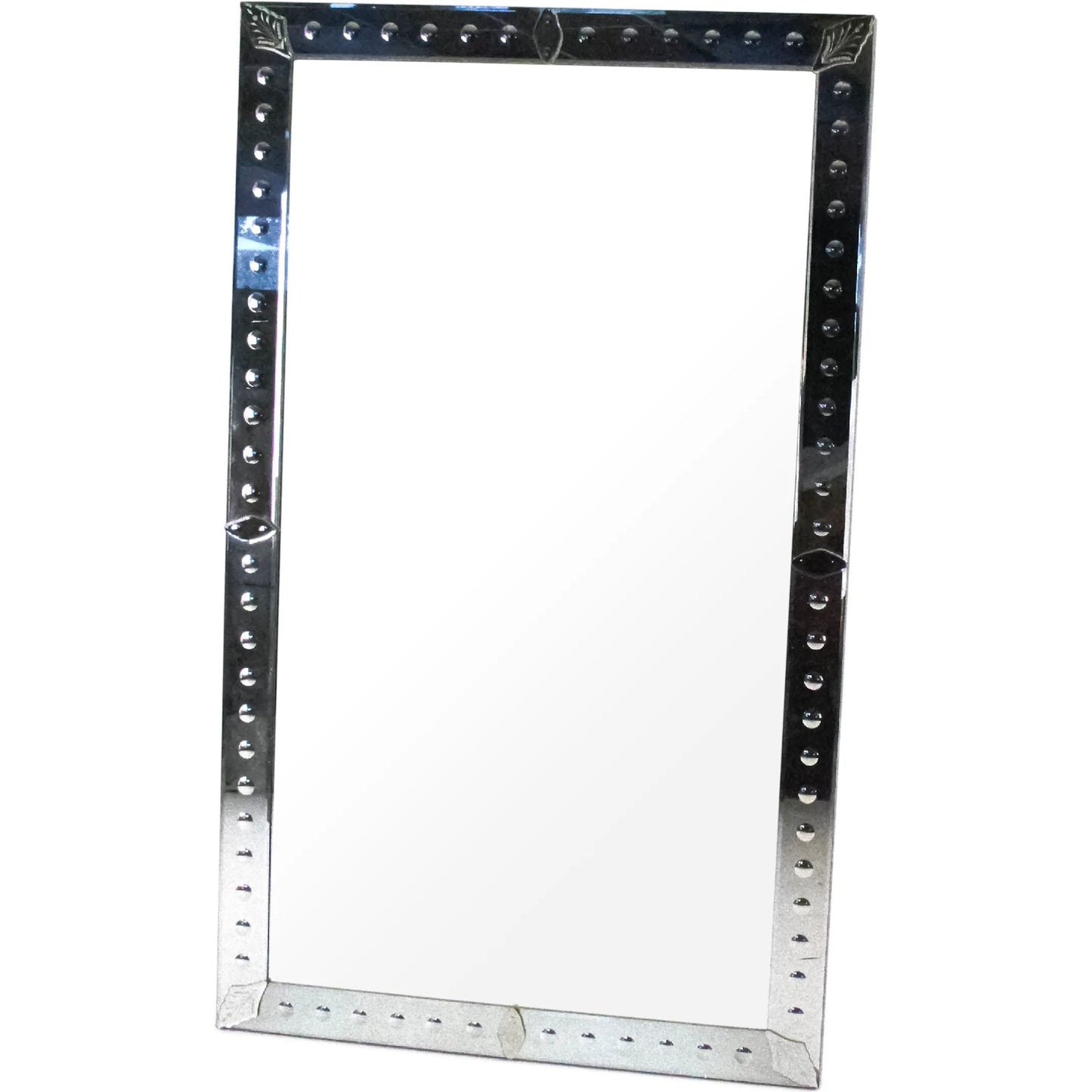 001 SI-2448915 | Primary Silo | Maria Mirror by Zentique in silver. Made from iron, glass in a eclectic & global style.