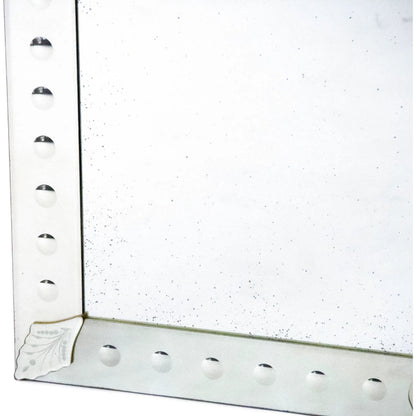 Maria Mirror by Zentique in silver. Made from iron, glass in a eclectic & global style.