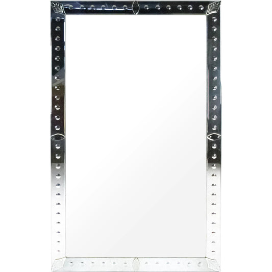 Maria Mirror by Zentique in mirror. Made from iron, glass in a unique style.