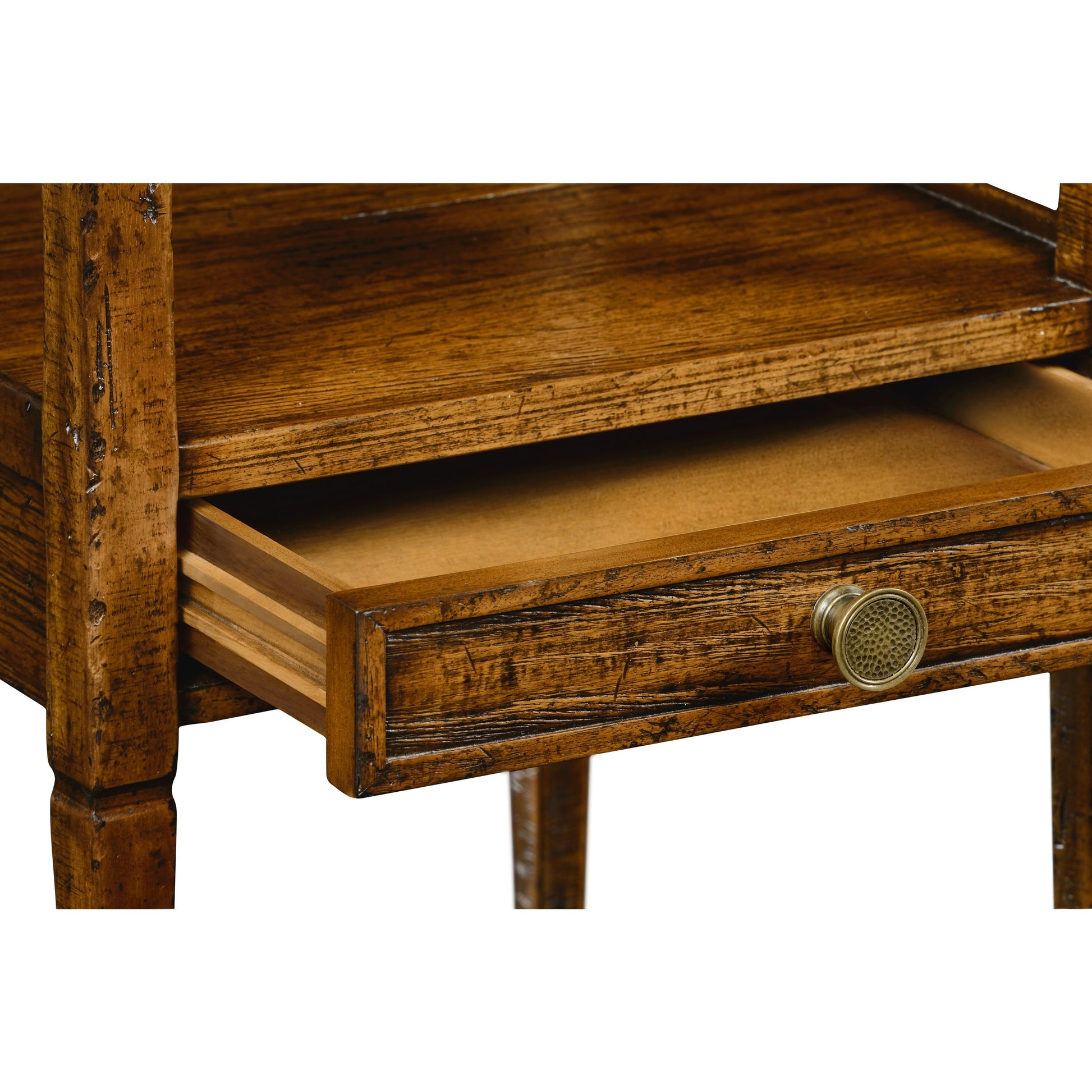 Casual Accents Country Walnut Square End Table by Jonathan Charles in brown and country farmhouse walnut. Made from acacia in a traditional style.