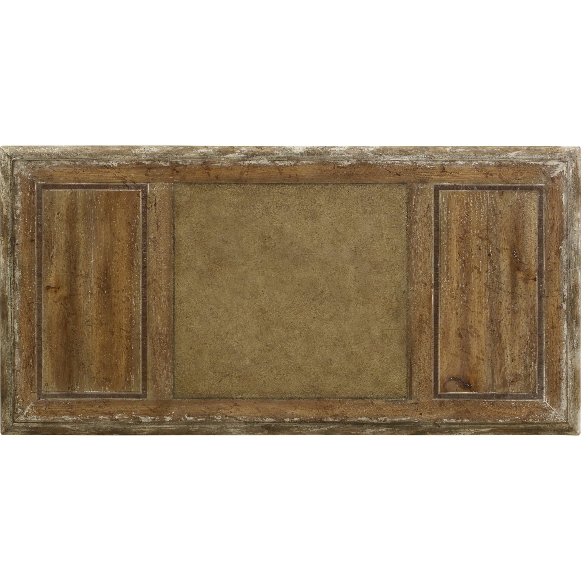 Chatelet Writing Desk by Hooker Furniture in caramel froth. Made from pecan, walnut, maple veneers with high quality bonded leather in a traditional style.