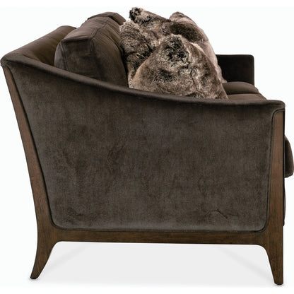 Sophia Sofa by Hooker Furniture in rich cathedral cherry. Made from unique in a modern style.
