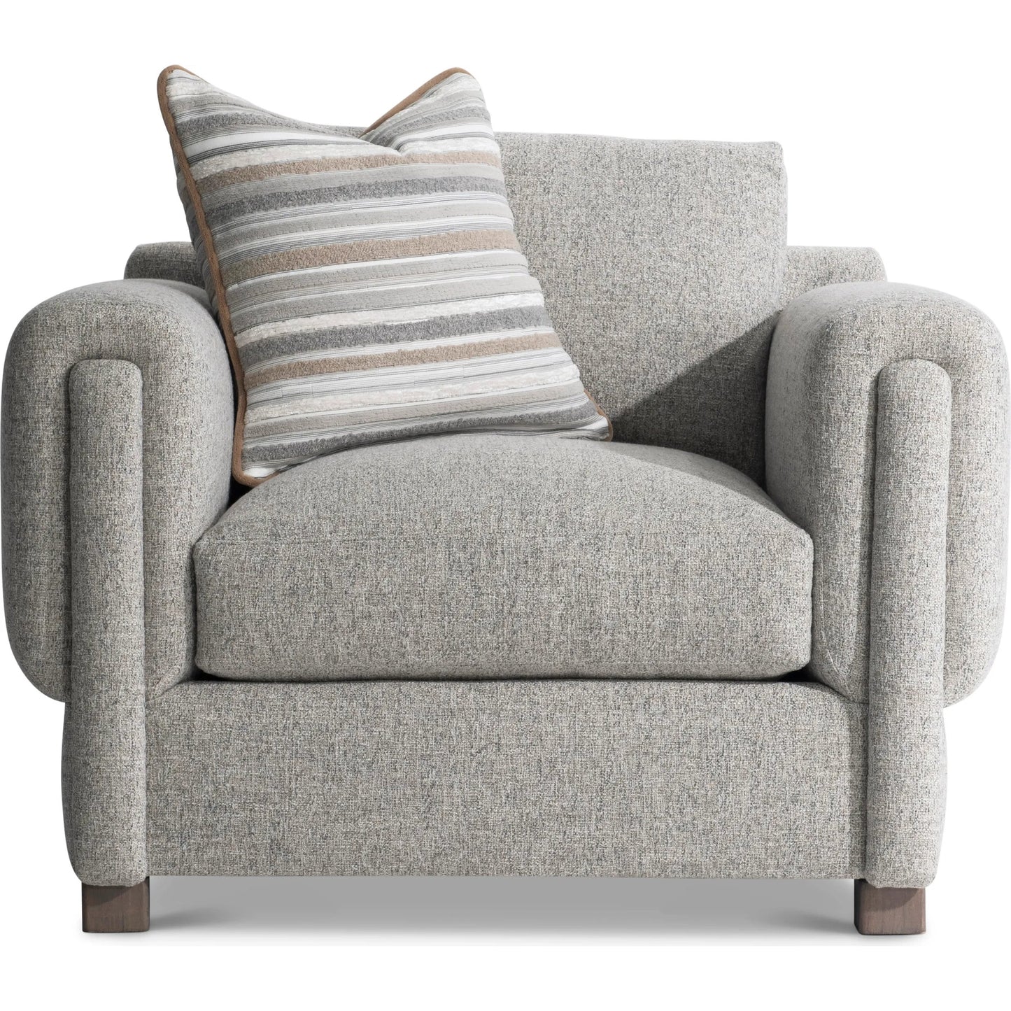 003 SI-2534168 | Additional Silo | Tori Fabric Chair by Bernhardt in grey. Made from fabric in a unique style.