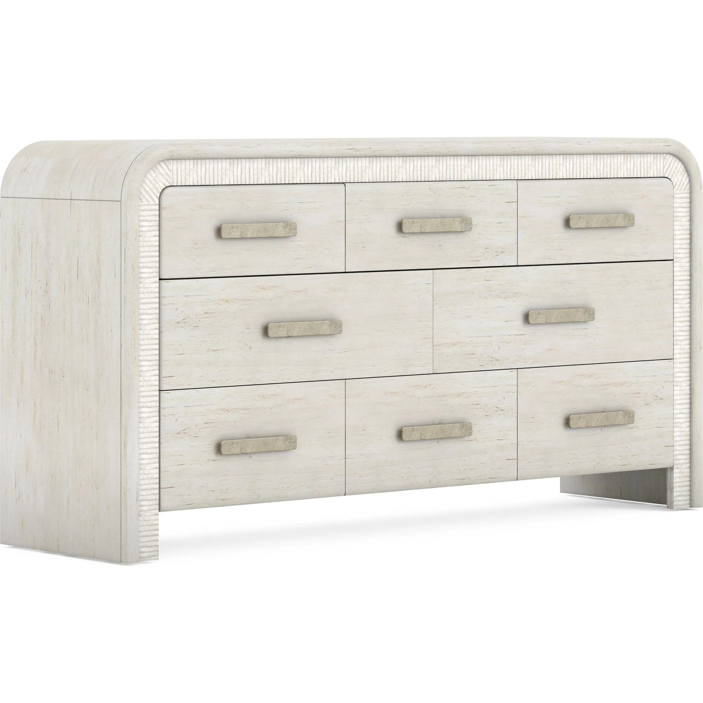 001 SI-2356175 | Primary Silo | Ashlar Dresser by A.R.T. Furniture in bisque, sanded bronze. Made from parawood solids, birch veneers, resin, metal in a transitional style.