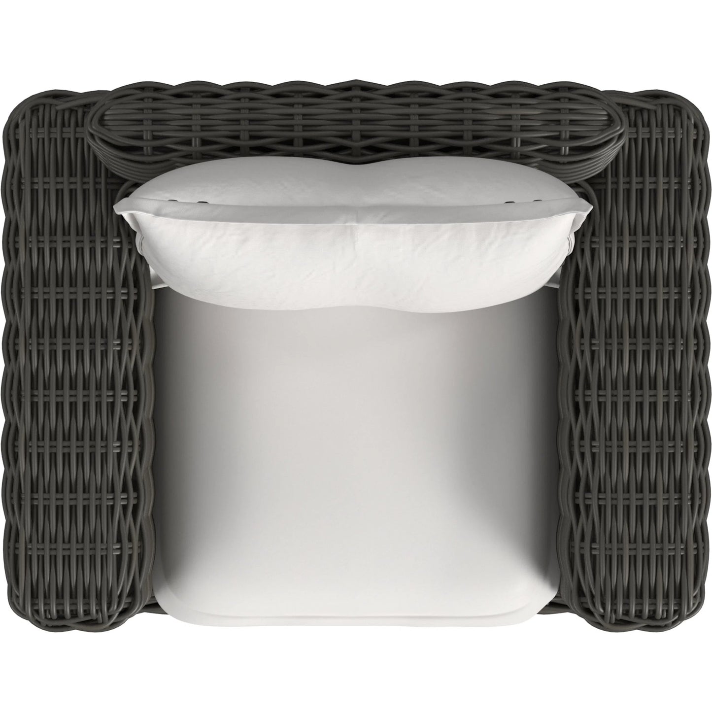 005 SI-2318697 | Additional Silo | Cabo Outdoor Oversized Club Chair by Sunset West in dark wood. Made from resin wicker in a rustic style.