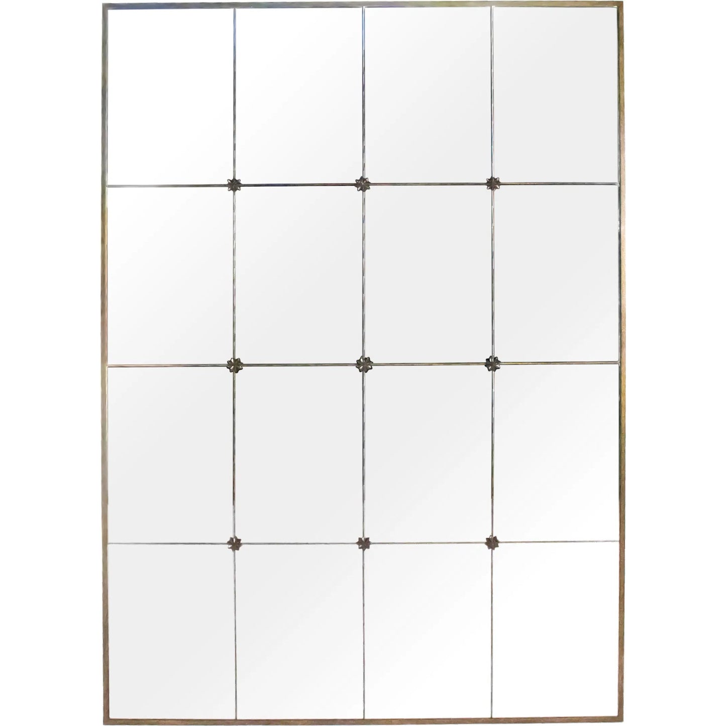 002 SI-2448853 | Additional Silo | Franco Mirror by Zentique in antique gold. Made from iron, glass in a modern style.