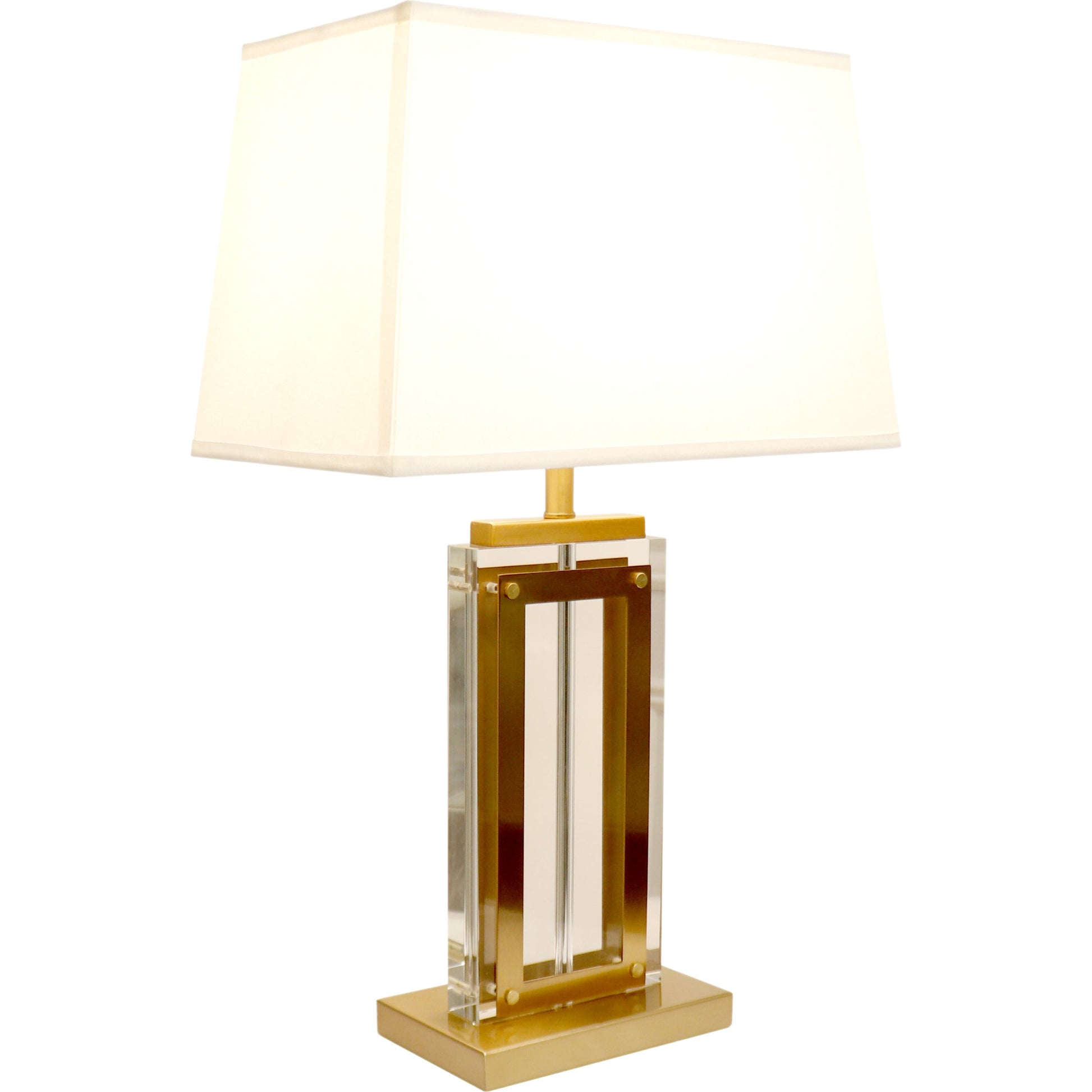 Astoria Table Lamp by Pasargad Home in gold and gold, clear. Made from marble in a traditional style.