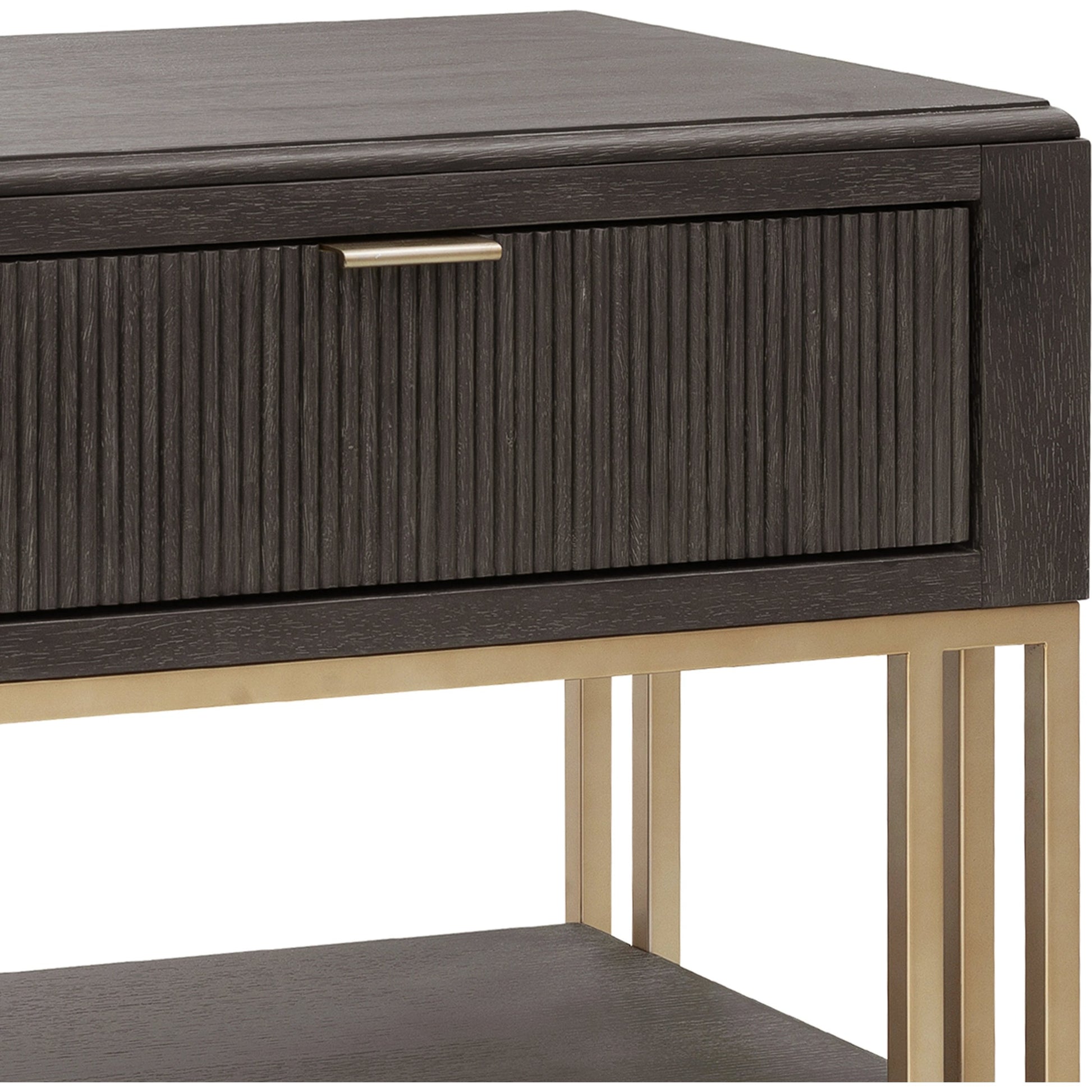 West End Nightstand with Storage-Drawer by Pulaski Furniture in tuxedo. Made from rubberwood in a modern style.