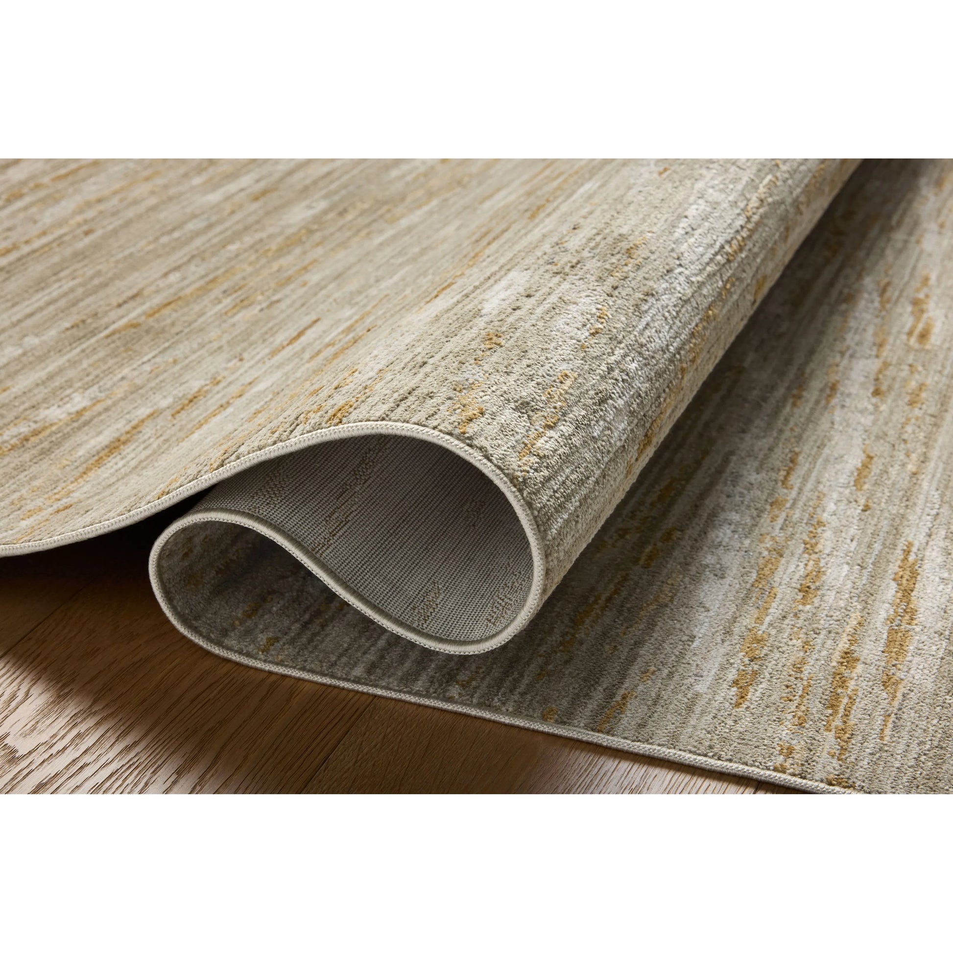 Wade WAE-01 Rug by Loloi in sage, gold. Made from 100% polyester in a unique style.