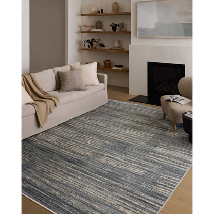 Wade WAE-02 Rug by Loloi in ocean, sand. Made from 100% polyester in a unique style.