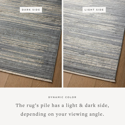 Wade WAE-02 Rug by Loloi in ocean, sand. Made from 100% polyester in a unique style.