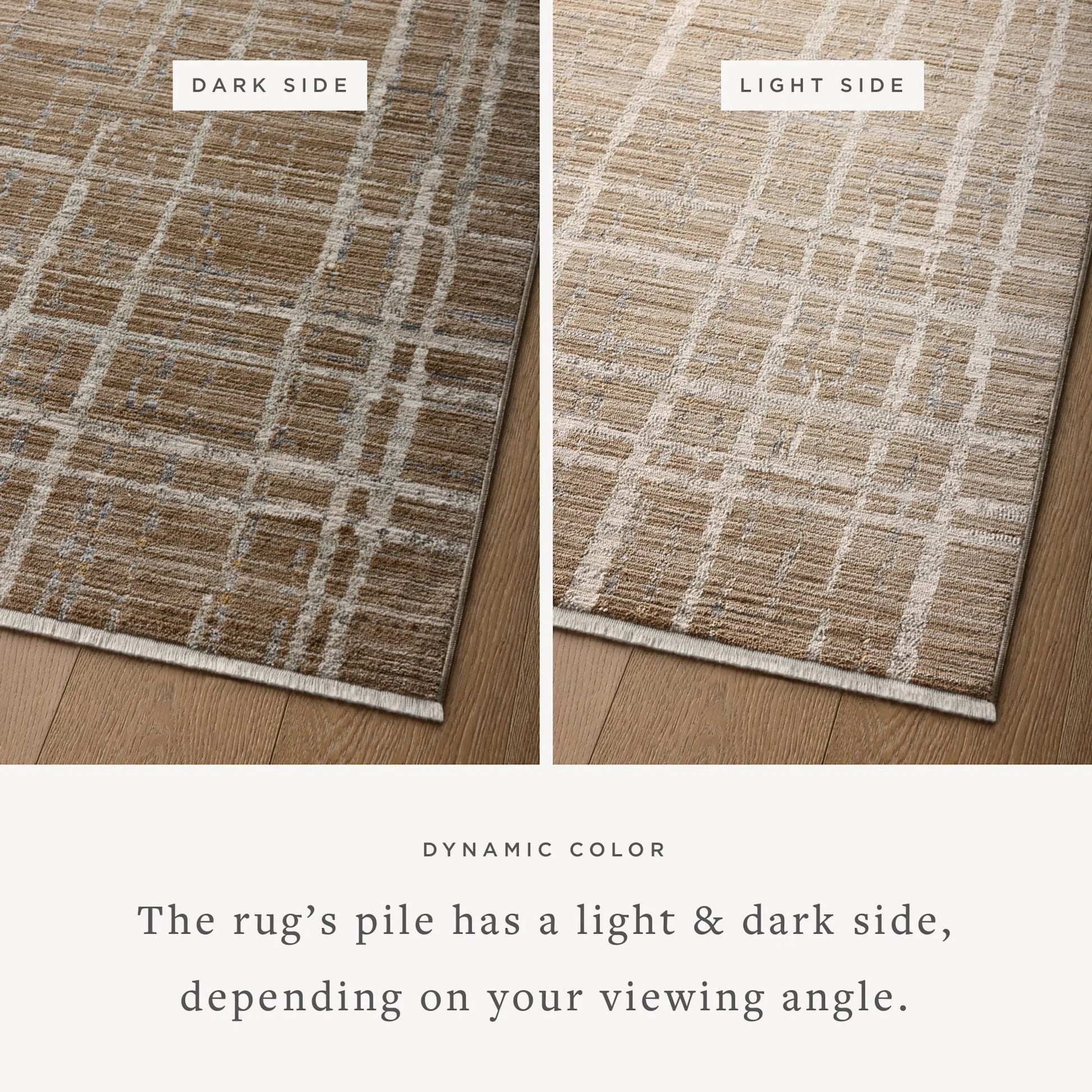 Wade WAE-05 Rug by Loloi in brown, stone. Made from 100% polyester in a unique style.