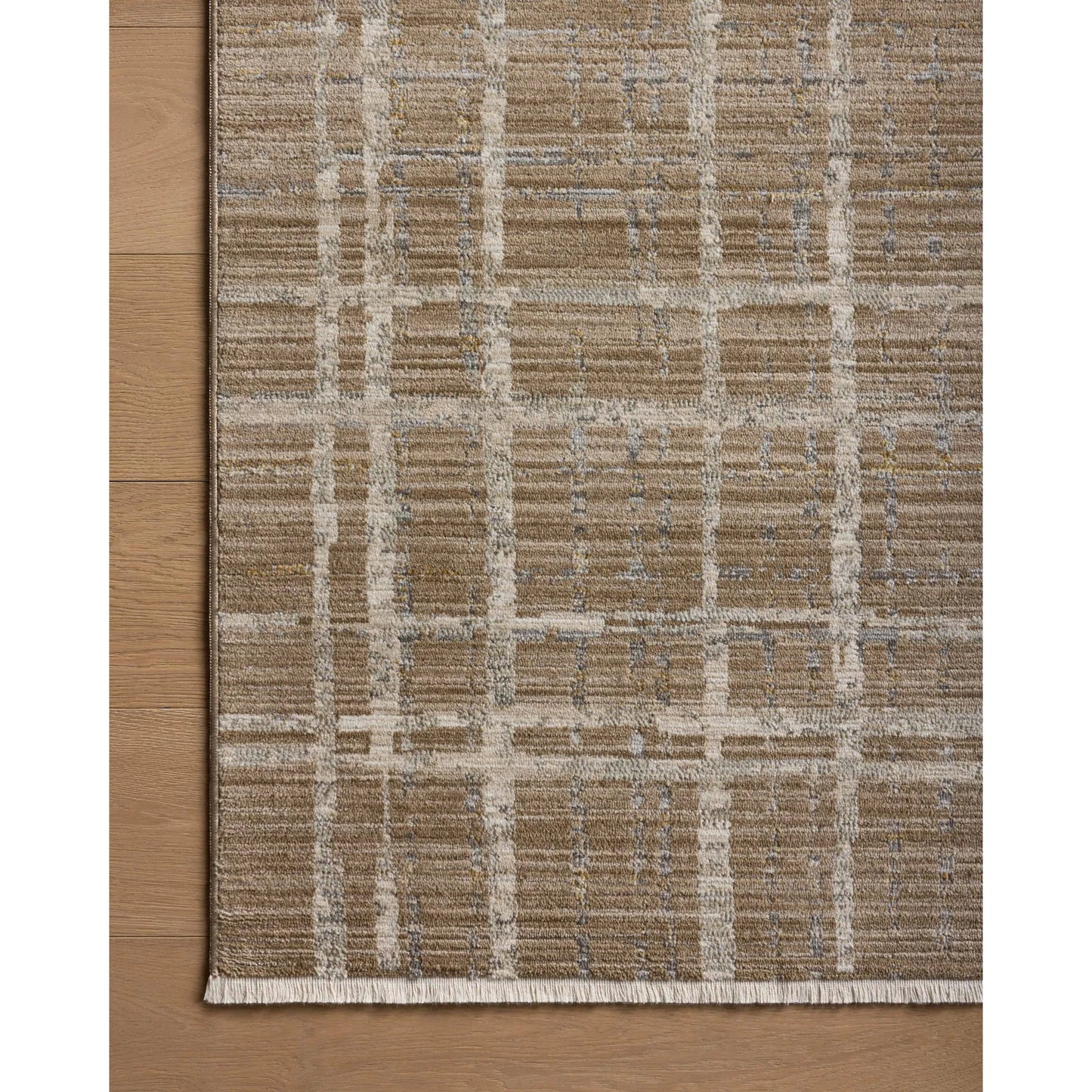 003 SI-2160166,SI-2160167,SI-2160168,SI-2160169 | Closeup | Wade WAE-05 Rug by Loloi in brown, stone. Made from 100% polyester in a unique style.