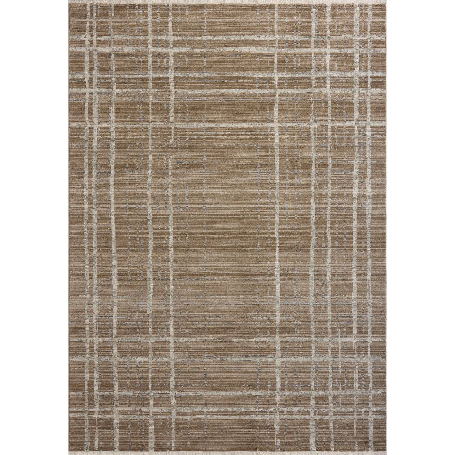 001 SI-2160166,SI-2160167,SI-2160168,SI-2160169 | Primary Silo | Wade WAE-05 Rug by Loloi in brown, stone. Made from 100% polyester in a unique style.