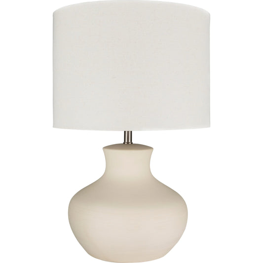 Warren - 22977 by Surya in cream, dark brown, ivory, n/a, white and cream, dark brown, ivory, n/a, white. Made from linen, cotton, polyester, ceramic, metal in a modern style.