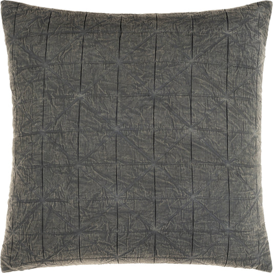 Winona Pillow - 32644 by Surya in charcoal. Made from 100% cotton in a unique style.