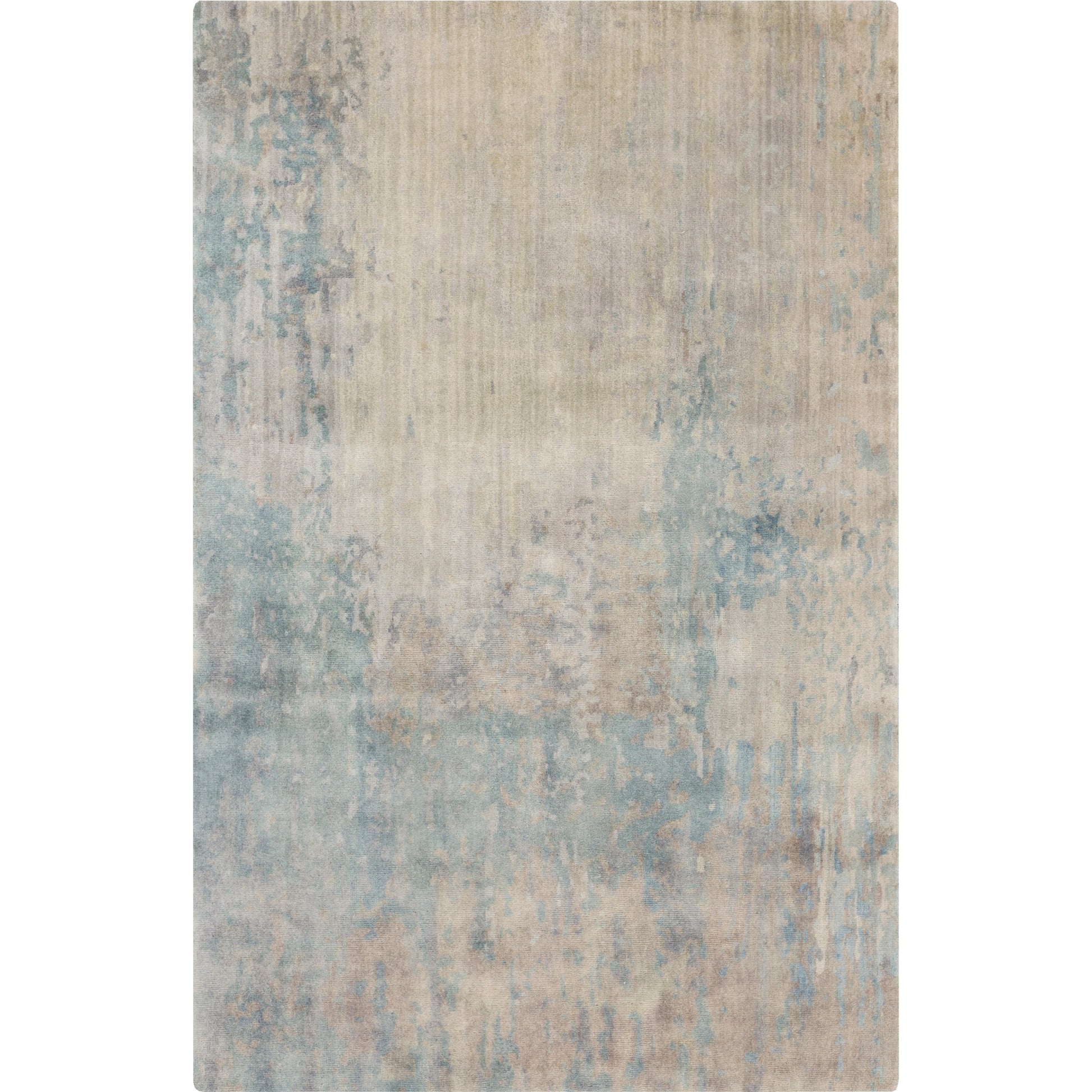 Watercolor Rug - 1662 by Surya in light gray, medium gray, deep teal, gray. Made from 100% wool in a unique style.