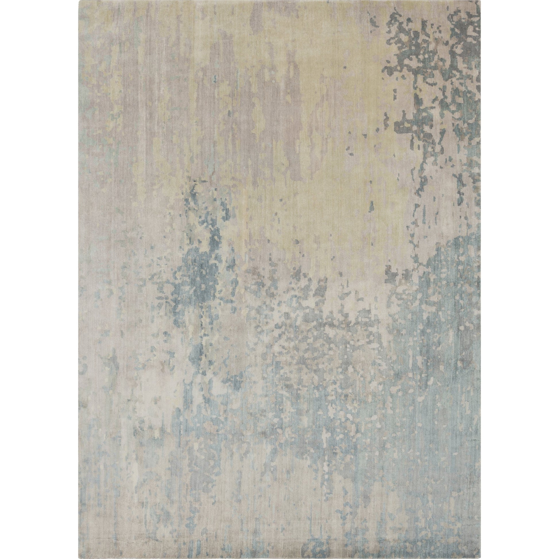 Watercolor Rug - 1662 by Surya in light gray, medium gray, deep teal, gray. Made from 100% wool in a unique style.