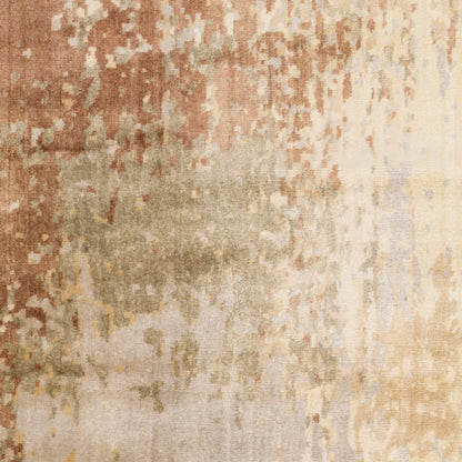 Watercolor Rug - 1662 by Surya in light gray, medium gray, deep teal, gray. Made from 100% wool in a unique style.