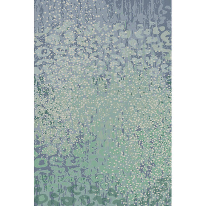 Watercolor Rug - 1921 by Surya in black, charcoal, medium green, dusty sage, tan, beige. Made from unique in a unique style.