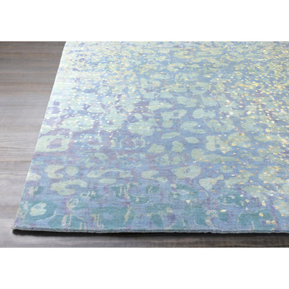 Watercolor Rug - 1921 by Surya in black, charcoal, medium green, dusty sage, tan, beige. Made from unique in a unique style.