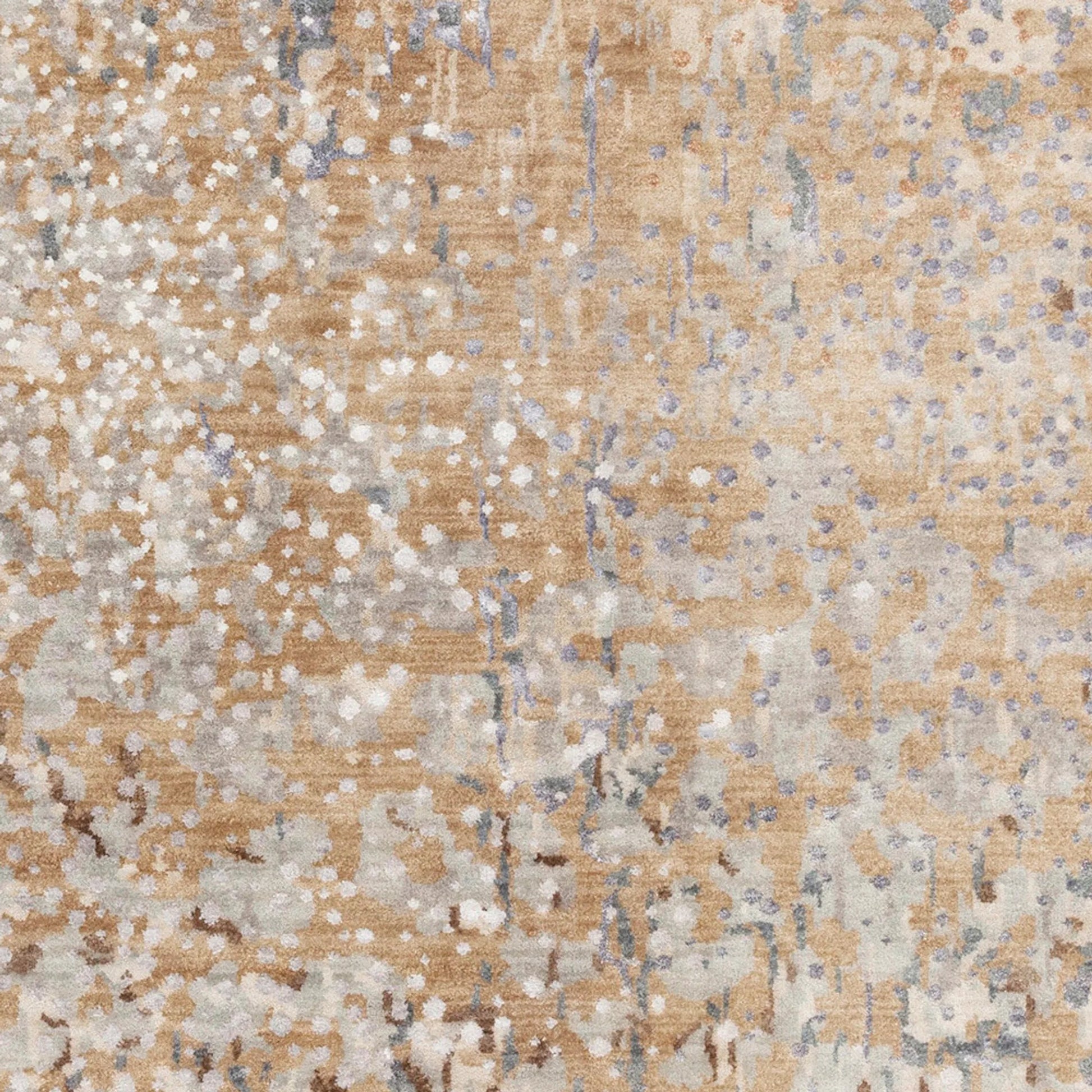 Watercolor Rug - 1921 by Surya in black, charcoal, medium green, dusty sage, tan, beige. Made from unique in a unique style.