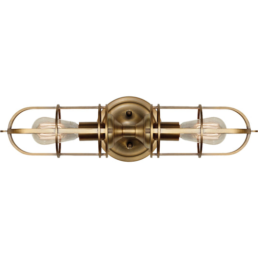 Urban Renewal 2-Light Sconce by Generation Lighting. Made from steel in a modern style.