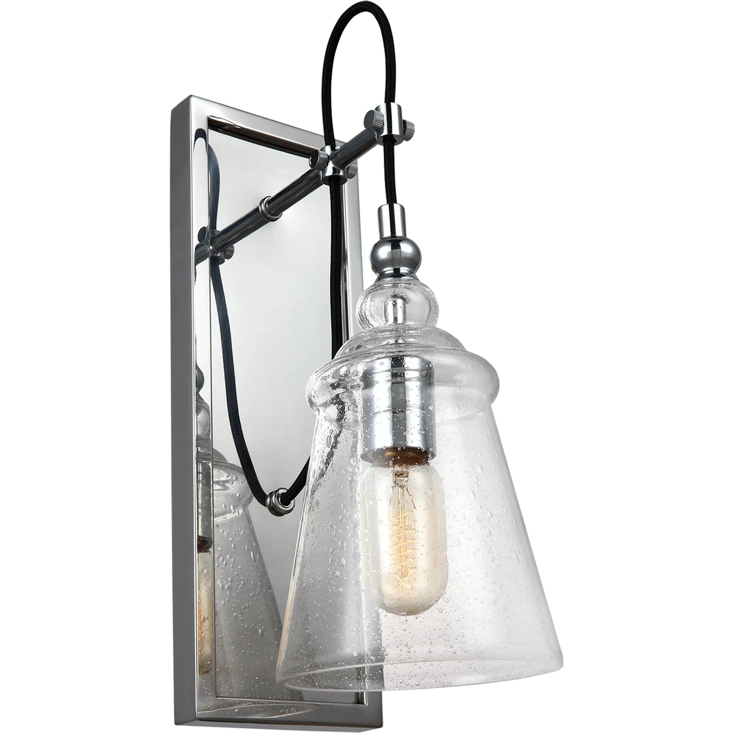 001 S-284968 | Primary Silo | Loras Wall Sconce by Generation Lighting. Made from steel in a modern style.