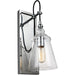 Loras Wall Sconce by Generation Lighting. Made from steel in a modern style.