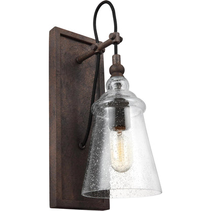 Loras Wall Sconce by Generation Lighting. Made from steel in a modern style.