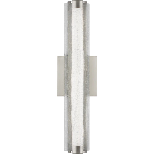 Cutler 18" Crack Glass LED Sconce by Visual Comfort & Co.. Made from steel in a unique style.