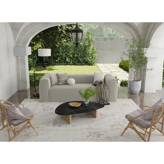 Wendover Transitional & Botanical Rug - 6864F by Feizy in tan, ivory, orange. Made from pet in a unique style.
