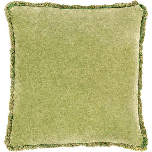 Washed Cotton Velvet Pillow - 19856 by Surya. Made from 100% cotton in a transitional style.