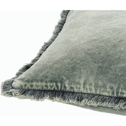 Washed Cotton Velvet Pillow - 17178 by Livabliss. Made from 100% cotton in a traditional style.