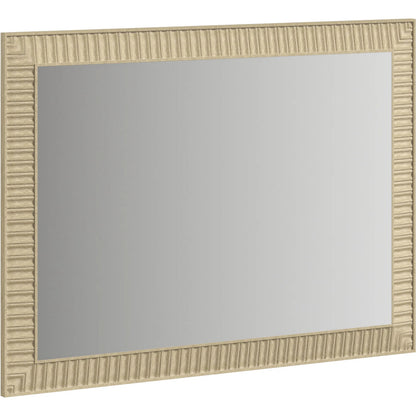Eave Mirror by A.R.T. Furniture in sundrenched oak. Made from pu frame in a transitional style.