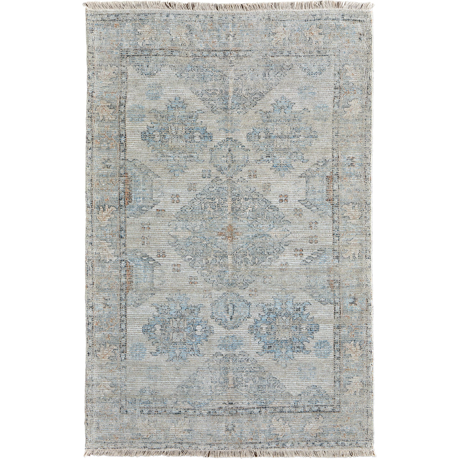 Caldwell Transitional Oriental Rug - 8801F by Feizy in blue, gray, taupe. Made from wool, viscose in a unique style.