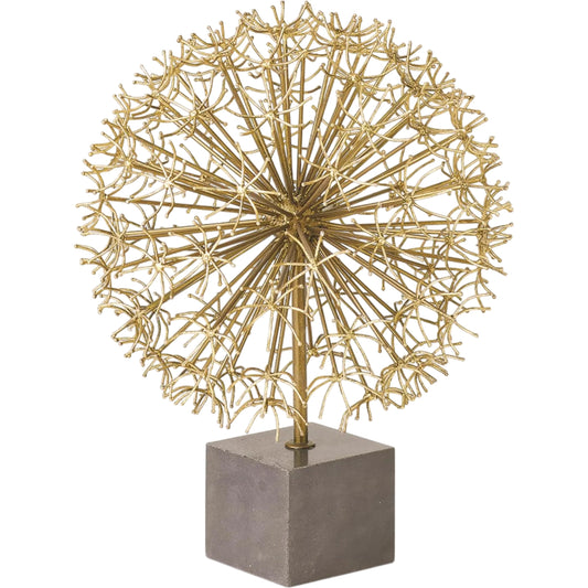 Boom Sculpture by Global Views. Made from iron, marble in a unique style.